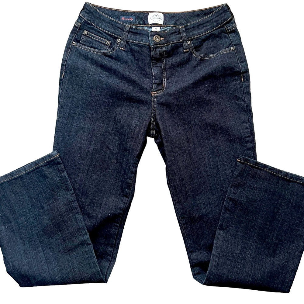 St. John's Bay Slimming Secretly Slender Boot Cut Classic Fit Jeans 10